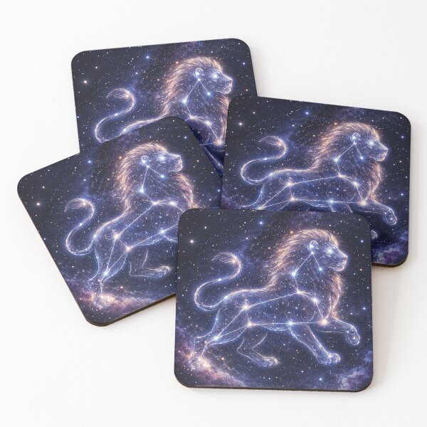 Item preview, Leo Zodiac Constellation – Celestial Starry Night Design designed and sold by RolMerch.