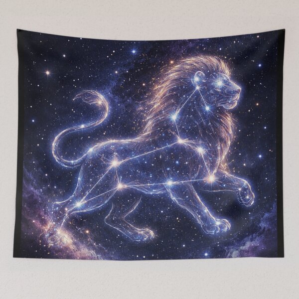 Item preview, Leo Zodiac Constellation – Celestial Starry Night Design designed and sold by RolMerch.