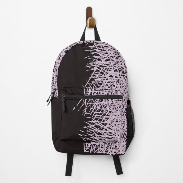 Item preview, Cool modern striped pattern, abstract, pink and black designed and sold by Susanna Schorr.