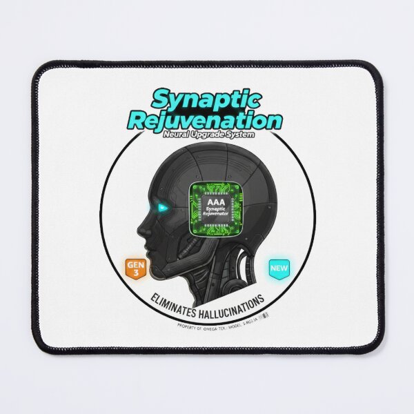 Item preview, Synaptic Rejuvenation Stealth Neural Upgrade Badge designed and sold by octozap.