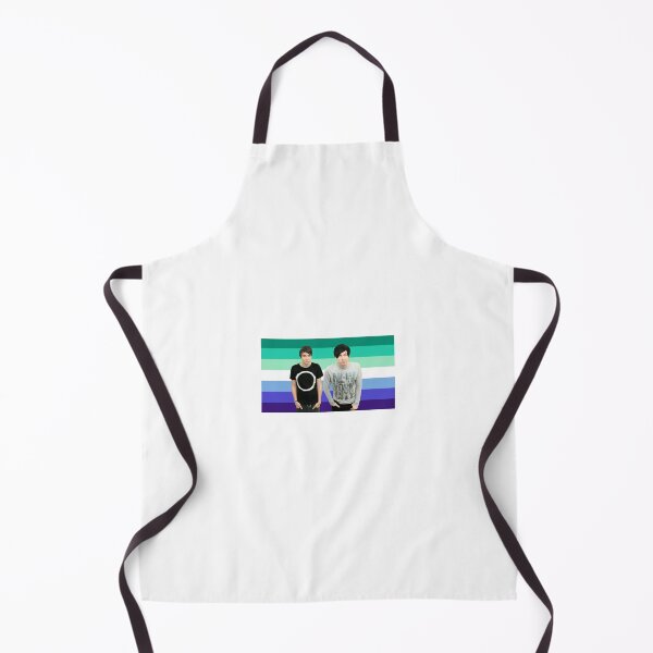 Item preview, Dan and Phil in front of Gay Flag designed and sold by maelrusydesigns.