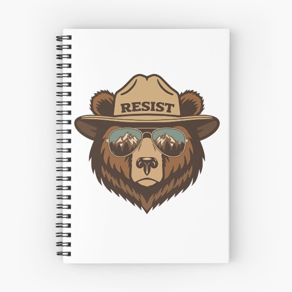 Item preview, Protect Our National Parks Freedom Bear Resist Anti Fascist Command designed and sold by SkeletonsDanger.