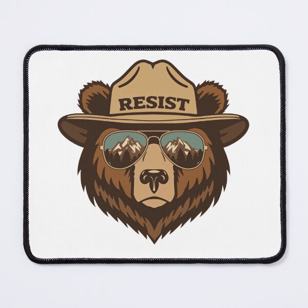 Item preview, Protect Our National Parks Freedom Bear Resist Anti Fascist Command designed and sold by SkeletonsDanger.