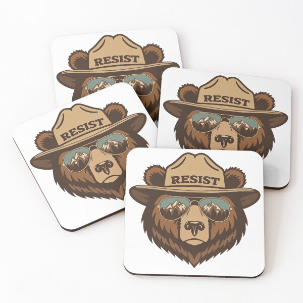 Item preview, Protect Our National Parks Freedom Bear Resist Anti Fascist Command designed and sold by SkeletonsDanger.