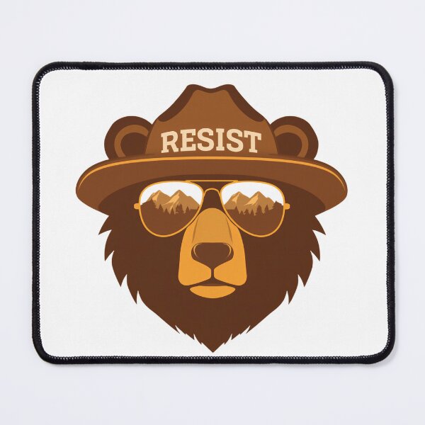 Item preview, Protect Our National Parks Freedom Bear Resist Anti Fascist Force designed and sold by SkeletonsDanger.