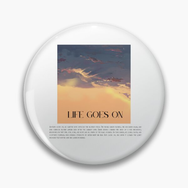 Item preview, Life Goes On Aesthetic Sky Print designed and sold by Sberry8888.