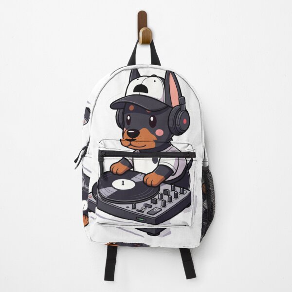Item preview, DJ Puppy Kawaii – Cute Dog Vinyl Turntable Sticker designed and sold by ahfas86.