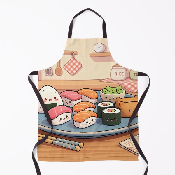 Item preview, "Sushi Scene in the Kitchen" designed and sold by Tecno-Art-Land.