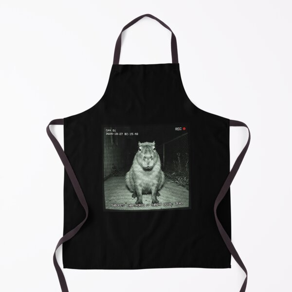 Item preview, CCTV Capybara Surveillance Camera Funny Unbothered Meme Art designed and sold by CapyVerseStudio.