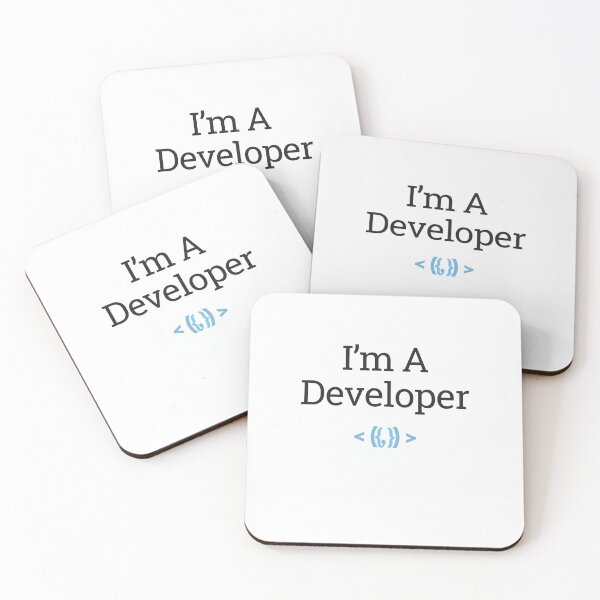 Item preview, Hello World Im A Developer Minimalist Coding designed and sold by peony66.