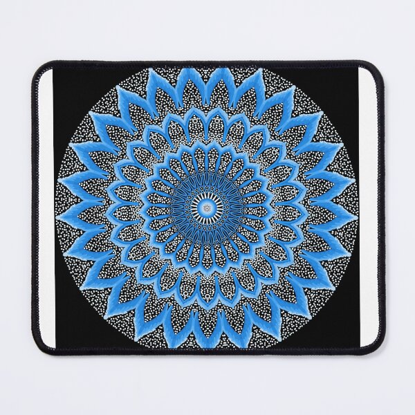 Item preview, Cosmic Blue Lotus Mandala – Sacred Geometry for Calm designed and sold by Mandalas_fun.