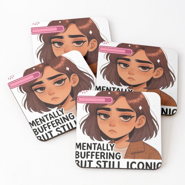 Item preview, Mentally Buffering… But Still Iconic designed and sold by Low Battery Society.