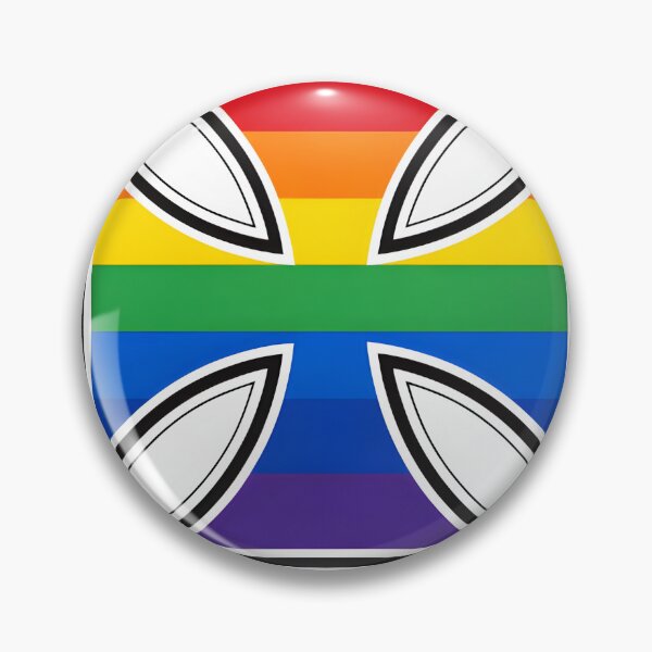 Item preview, Rainbow Biker Cross designed and sold by hundred stories.