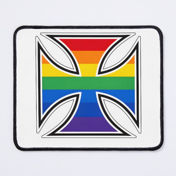Item preview, Rainbow Biker Cross designed and sold by hundred stories.