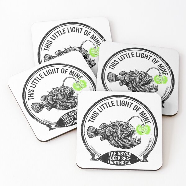 Item preview, This Little Light of Mine - Anglerfish Dark Humor  designed and sold by WowDezign.