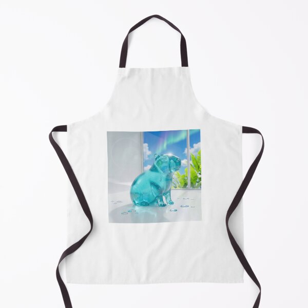 Item preview, Frutiger Aero Gel Capybara Translucent Y2K Product Art designed and sold by CapyVerseStudio.
