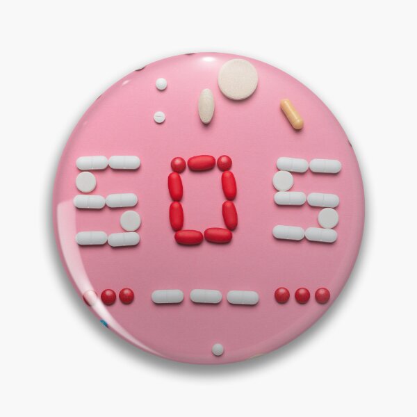 Item preview, SOS morse code with medical drugs and pills designed and sold by stevanovicigor.