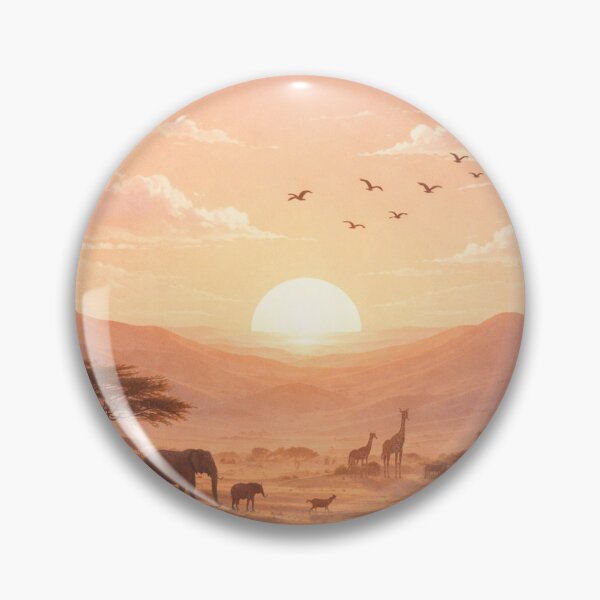 Item preview, Sahara Sunrise: Desert Wildlife Silhouettes designed and sold by DesignNovaCo.