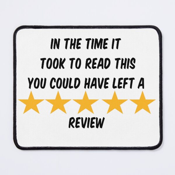 Item preview, Time for a 5 star review designed and sold by KnightAdz.