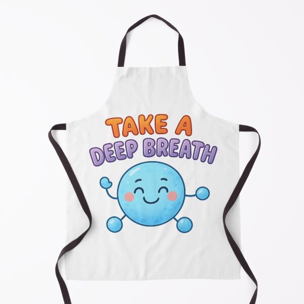 Item preview, Take a Deep Breath Cute Calming Sticker designed and sold by LumereAndCoeur.