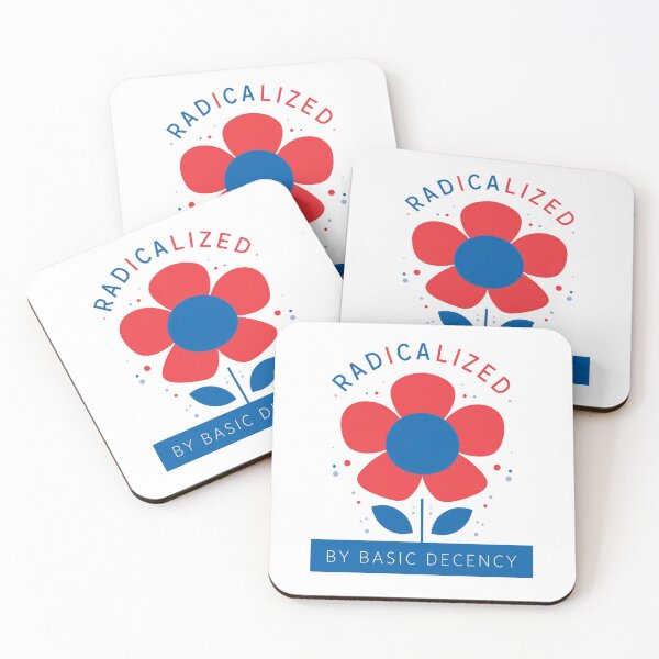 Item preview, Radicalized By Basic Decency Human Rights Resist Equality Flowers Floral designed and sold by SkeletonsDanger.