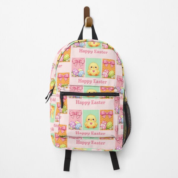 Item preview, Cute Happy Easter Chick Floral Egg Design designed and sold by PrintandJoy.