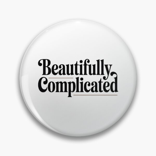 Item preview, Beautifully Complicated - Vintage Serif Typography Design  designed and sold by stareveshop.