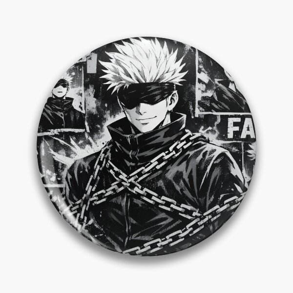 Item preview, Monochrome Anime Sorcerer Manga Style Poster Art designed and sold by Hue & hustle .