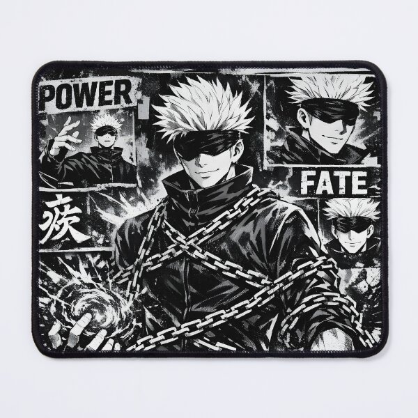 Item preview, Monochrome Anime Sorcerer Manga Style Poster Art designed and sold by Hue & hustle .