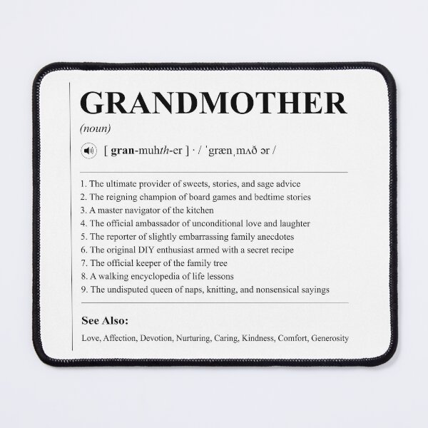 Item preview, Grandmother Definition Funny Grandma Quote designed and sold by DrTol.