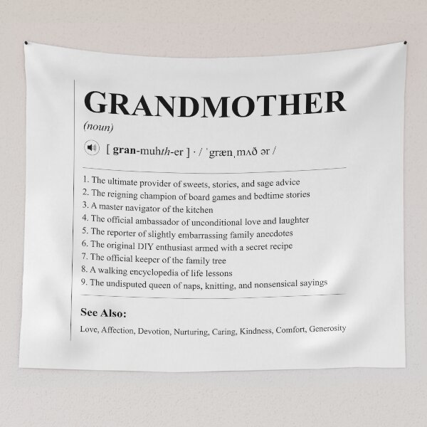 Item preview, Grandmother Definition Funny Grandma Quote designed and sold by DrTol.