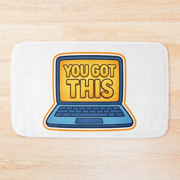 Item preview, You Got This Laptop Motivation Sticker designed and sold by LumereAndCoeur.
