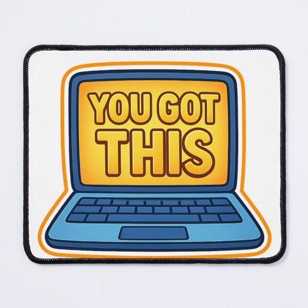 Item preview, You Got This Laptop Motivation Sticker designed and sold by LumereAndCoeur.