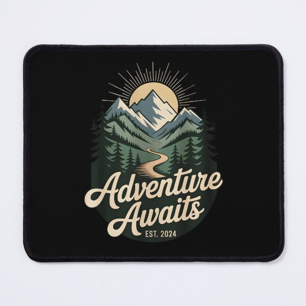 Item preview, Adventure Awaits Hiking designed and sold by Ink Magic.