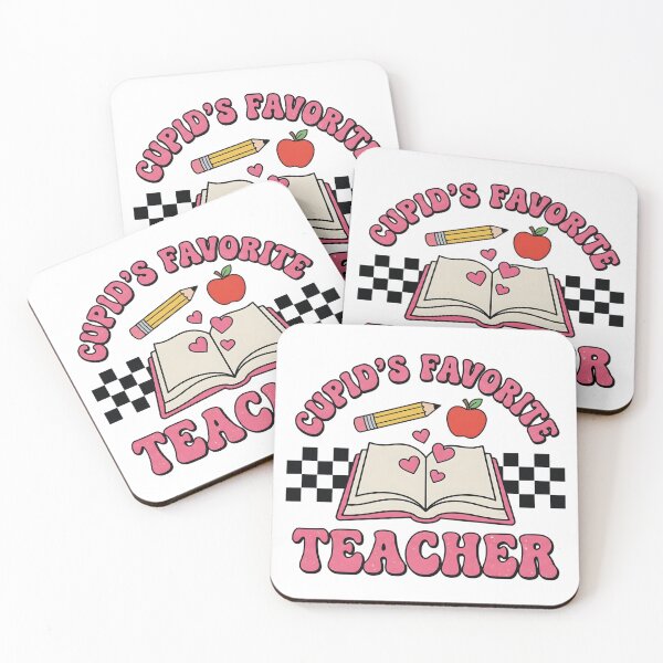 Item preview, Retro Groovy Cupids Favorite Teacher designed and sold by DizzyShirts1.