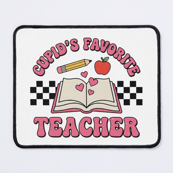 Item preview, Retro Groovy Cupids Favorite Teacher designed and sold by DizzyShirts1.