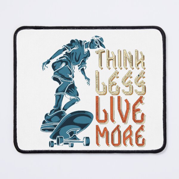 Item preview, Think Less Live More Minimalist Mantra designed and sold by The Curated Palett.