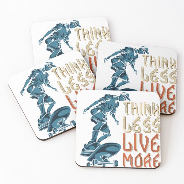 Item preview, Think Less Live More Minimalist Mantra designed and sold by The Curated Palett.