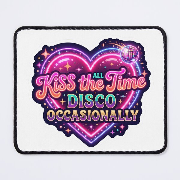 Item preview, Kiss All The Time Disco Occasionally Sticker | Indie Aesthetic Retro Quote | Harry Style Inspired designed and sold by Itz-mbb.