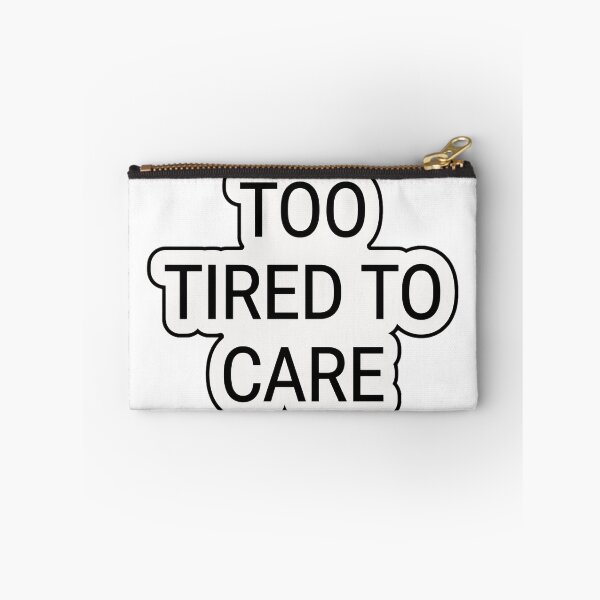 Item preview, Too Tired To Care Typography | Minimal Aesthetic Quote Design designed and sold by Morden-Design.