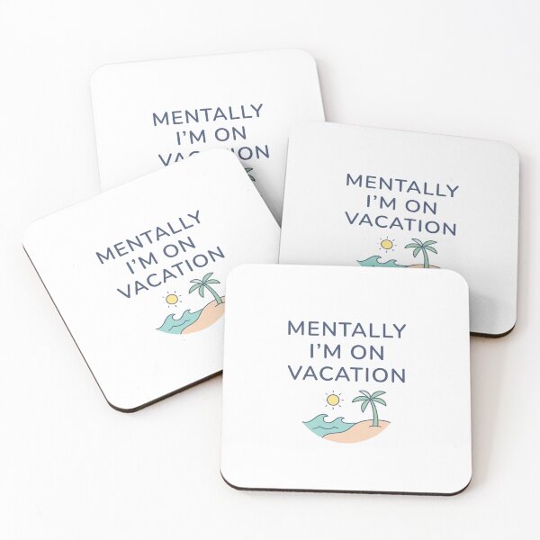 Item preview, Mental Getaway Minimalist Design designed and sold by WorkVibe Studio.