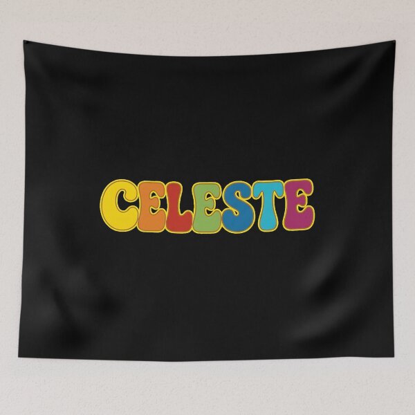 Item preview, ❤️ Celeste Personalized Name Wavy Retro Shirt, Coffee Mug, Sticker Gift designed and sold by HelixPedia.