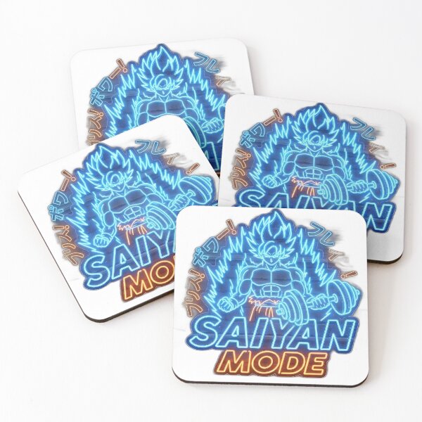 Item preview, Goku Neon Saiyan Mode Gym Workout Anime Aesthetic designed and sold by Over 9000 Gains.