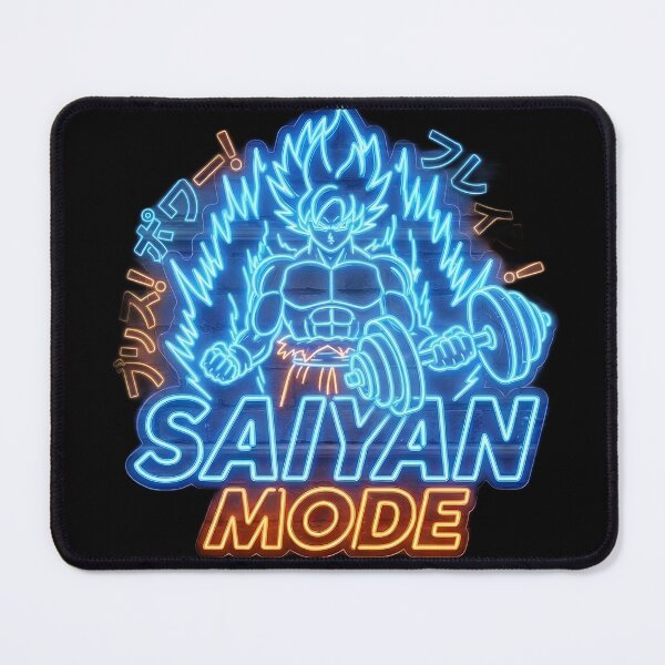 Item preview, Goku Neon Saiyan Mode Gym Workout Anime Aesthetic designed and sold by Over 9000 Gains.