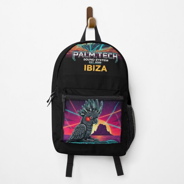 Item preview, Palm Tech Ibiza - Cyberpunk Beach Party & Electronic Music Art designed and sold by codex antique.