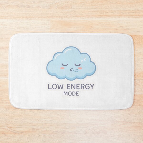 Item preview, Low Energy Mode Cute Cloud | Sleepy Aesthetic Design designed and sold by Morden-Design.