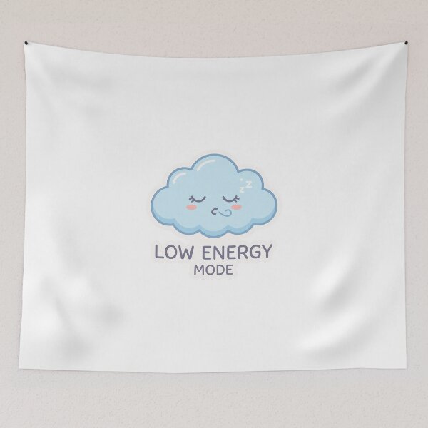 Item preview, Low Energy Mode Cute Cloud | Sleepy Aesthetic Design designed and sold by Morden-Design.