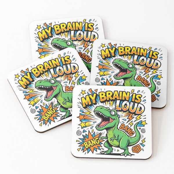 Item preview, ADHD Rex - My Brain Is Loud Screaming Dinosaur  designed and sold by WowDezign.