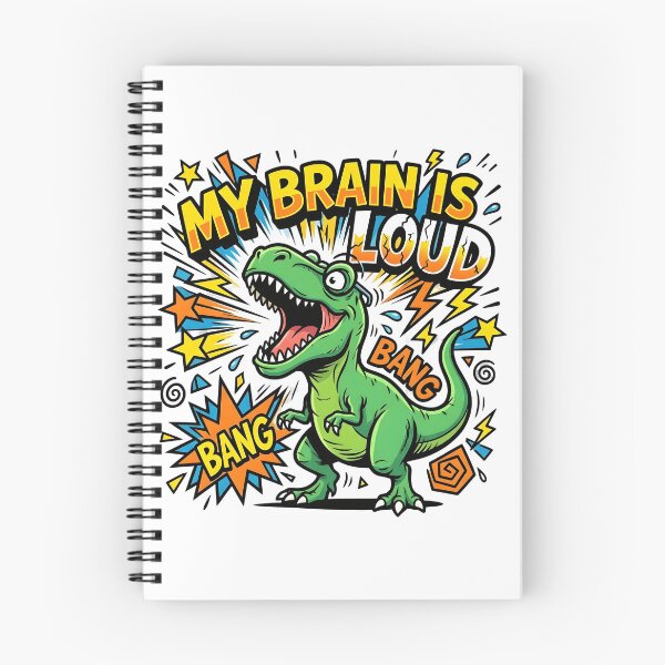 Item preview, ADHD Rex - My Brain Is Loud Screaming Dinosaur  designed and sold by WowDezign.