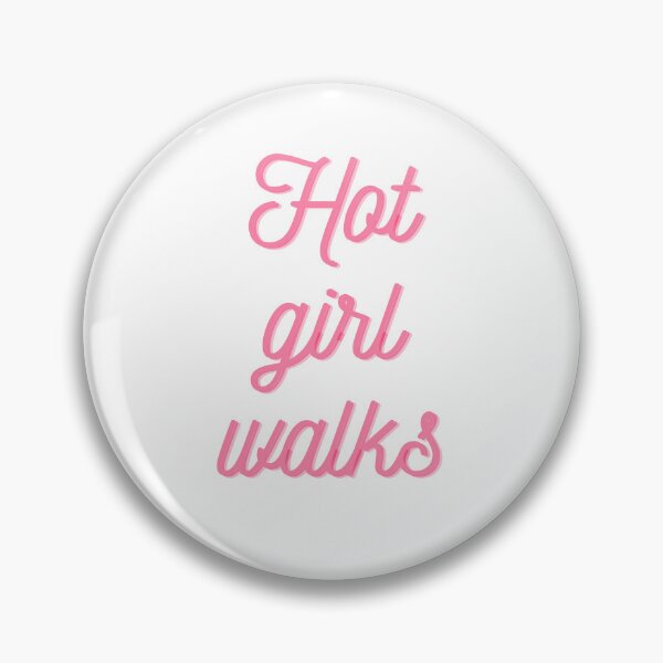 Item preview, hot girl walks sticker designed and sold by Graylay1589.